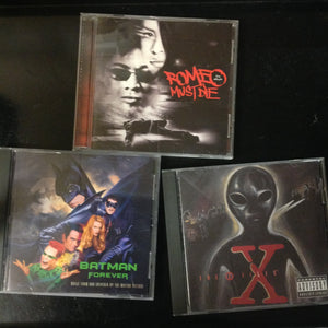 3 Disc SET BARGAIN CDs Soundtrack Scores Batman Forever Romeo Must Die X-Files Various Artists