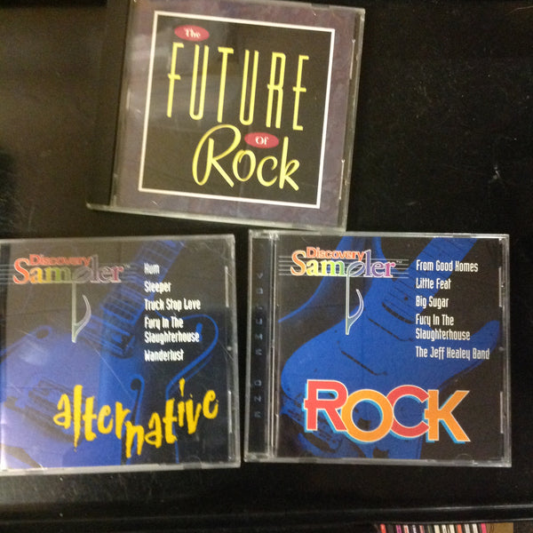 3 Disc SET BARGAIN CDs Various Artists Sampler BMG Discovery Alternative Rock Volume 1 Future of Rock