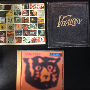 3 Disc SET BARGAIN CDs Pearl Jam Vitalogy No Code R.E.M. Monster