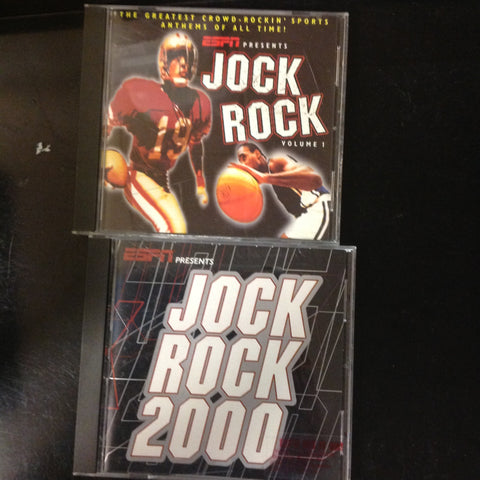 2 Disc SET BARGAIN CDs Jock Rock 2000 ESPN Vol. 1