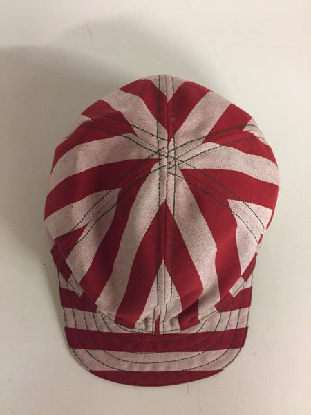 Copy of Vintage Red & White Stripe Landry's Cap Welder's Hat Retro