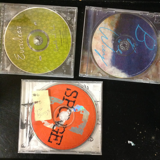 3 Disc SET BARGAIN CDs Sponge Everclear Red Hot Chili Peppers Grunge West Coast