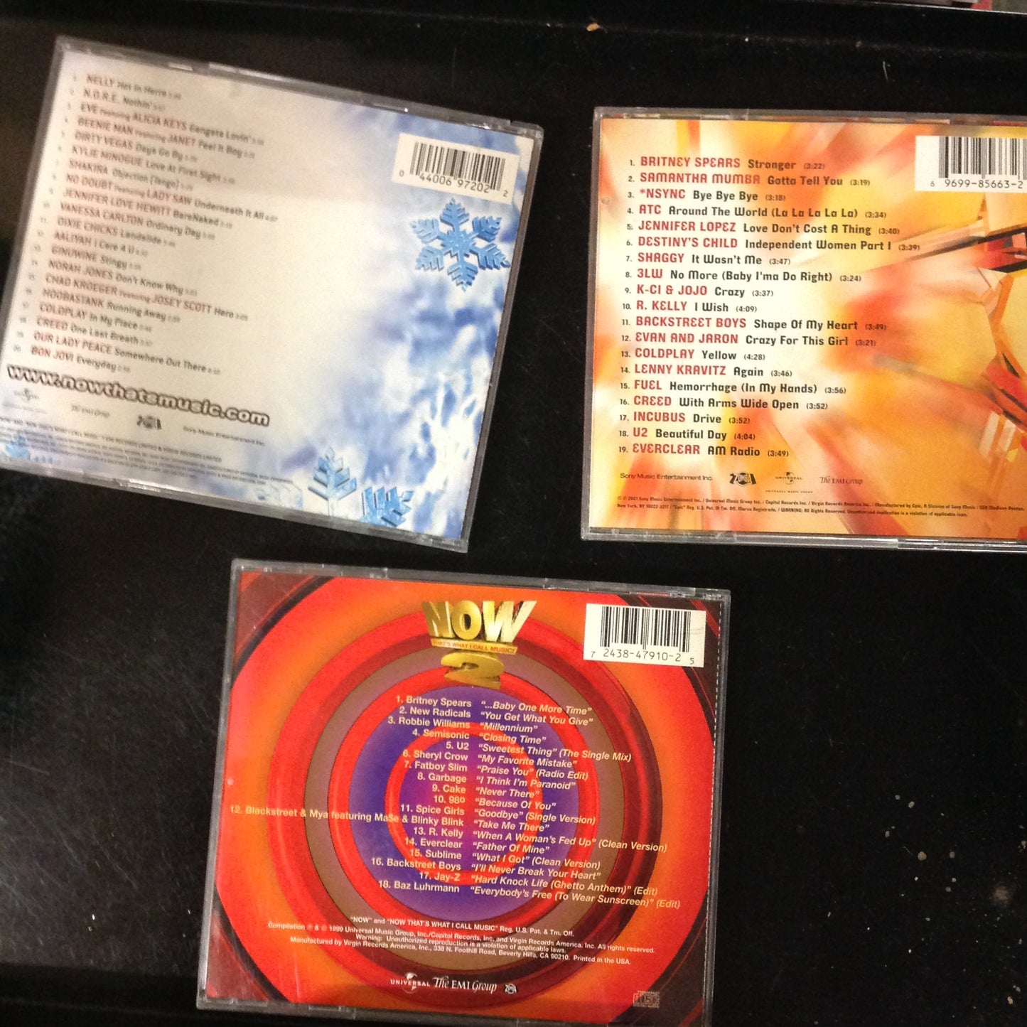 3 Disc SET BARGAIN CDs Pop Alternative Rock Hits Various Artists Compilation Now That's What I Call Music 2 6 11