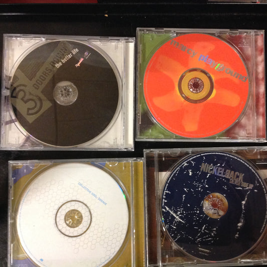 4 Disc SET BARGAIN CDs Rock Guitar Rock n' Roll Alternative Pop Punk 90's Marcy Playground 3 Doors Down Collective Soul Nickleback