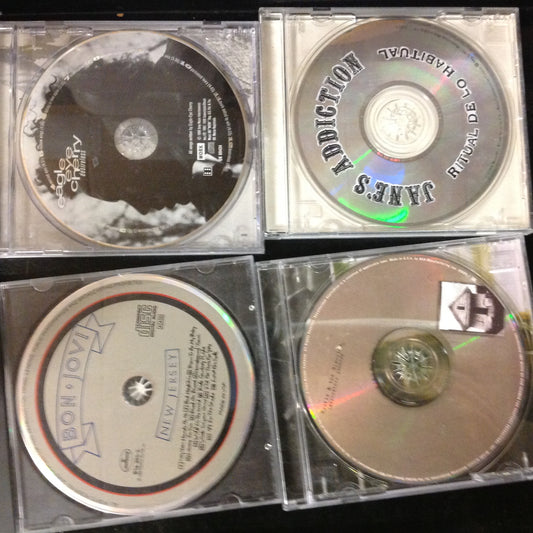 4 Disc SET BARGAIN CDs Rock Guitar Rock n' Roll Alternative Eagle-eye Cherry Jane's Addiction Hootie & Blowfish Bon Jovi
