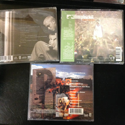3 Disc SET BARGAIN CDs Rap Rock Alternative Limp Bizkit Eminem Bush 90's 2000's