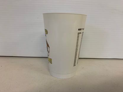 Vintage "Don't Feed That Bear" State Trooper Traffic Ticket with Radio Codes Plastic Drink Cup