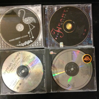 4 Disc SET BARGAIN CDs Country Miranda Lambert Heart Shania Twain Cyndi Lauper