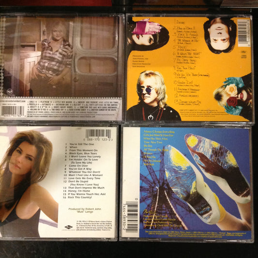 4 Disc SET BARGAIN CDs Country Miranda Lambert Heart Shania Twain Cyndi Lauper