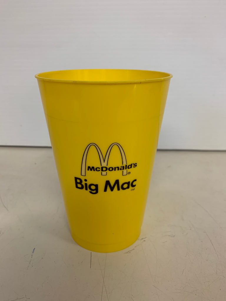 Vintage 1970's McDonald's Yellow Plastic Drink Cup Big Mac – Time Warp, LLC