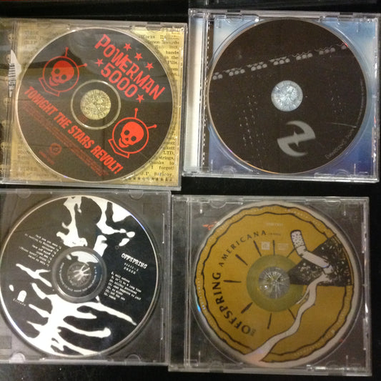4 Disc SET BARGAIN CDs Pop Alternative Rock Metal Offspring Powerman 5000 Evanescence