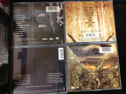 4 Disc SET BARGAIN CDs Rock Metal Alternative Hard Korn Metallica Puddle of Mudd
