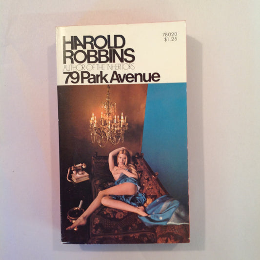 Vintage 1969 Mass Market Paperback 79 Park Avenue Harold Robbins