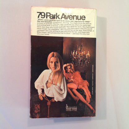 Vintage 1969 Mass Market Paperback 79 Park Avenue Harold Robbins