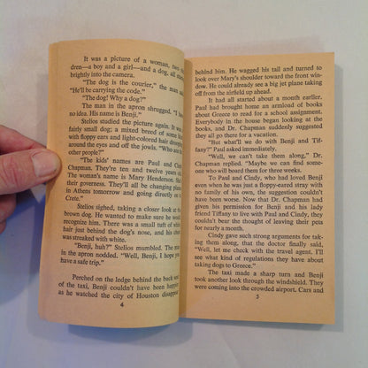 Vintage 1977 Mass Market Paperback For the Love of Benji I.F. Love Movie Tie-In First