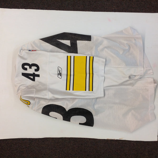 2000's Medium Reebok NFL Equipment Football Jersey Pittsburgh Steelers Polamalu