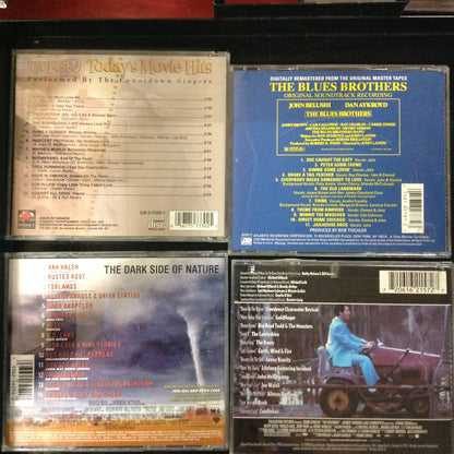 4 Disc SET BARGAIN CDs Motion Picture Movie Soundtrack Twister Waterboy Blues Brothers Movie Hits