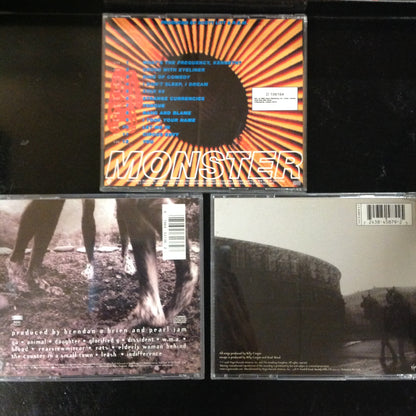 3 Disc SET BARGAIN CDs R.E.M. REM Monster Smashing Pumpkins Adore Pearl Jam Alternative Grunge Rock