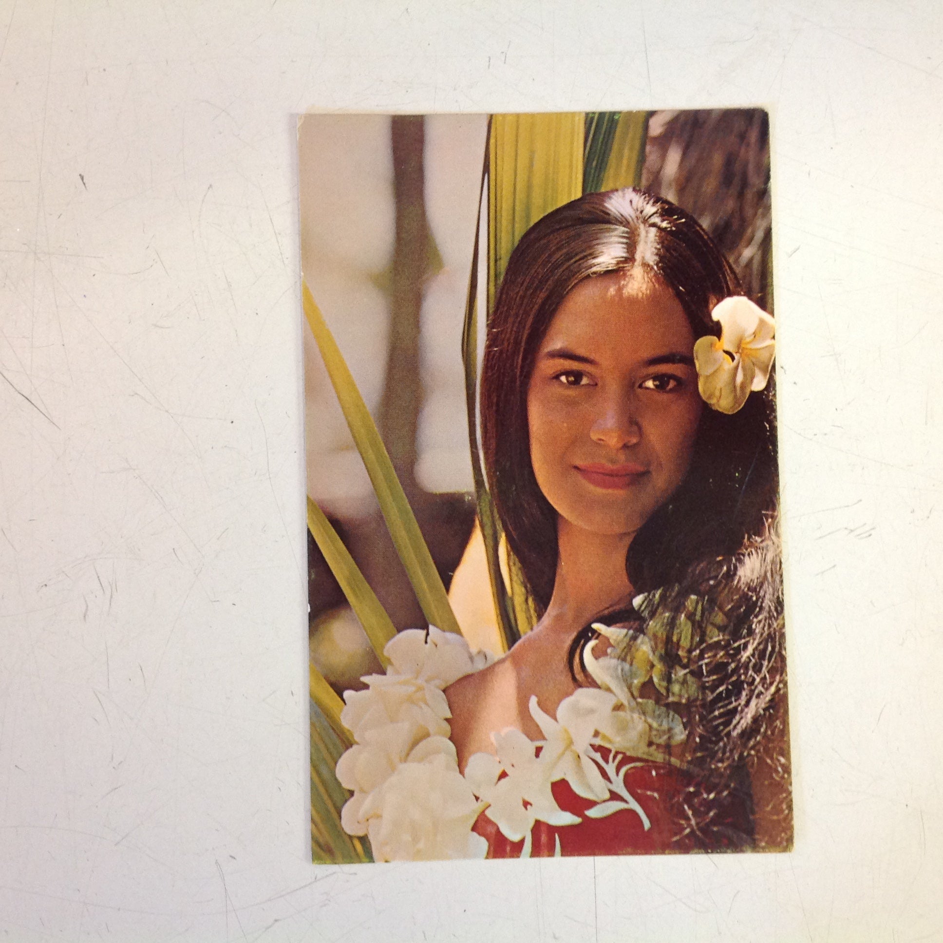 Vintage Color Postcard United Airlines Islander Woman Hawaii