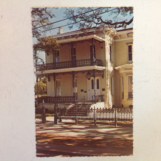 Vintage Color Postcard Exterior Museum of the City of Mobile Alabama Deep South Card