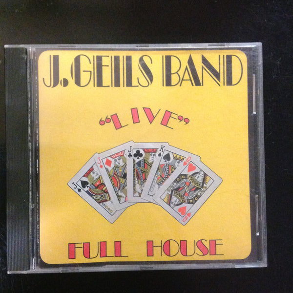 CD The J. Geils Band "Live" Full House 7241-2 Atlantic
