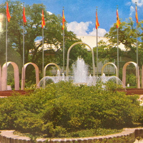 Vintage Color Postcard Spanish Plaza Mobile Alabama