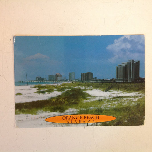 Vintage 1998 Color Postcard Orange Beach Alabama