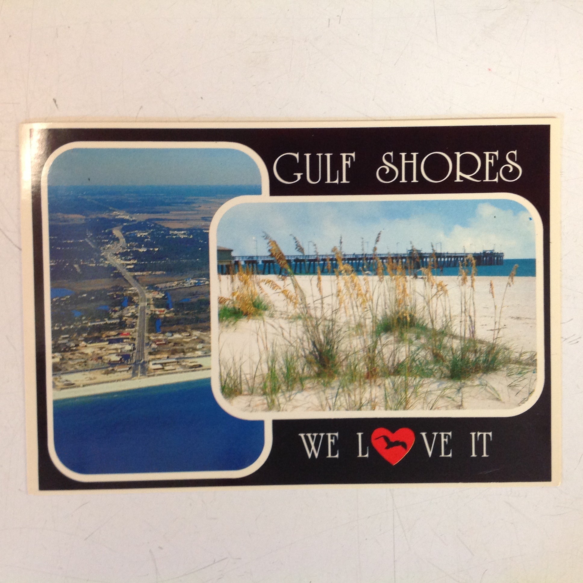 Vintage Color Postcard Gulf Shores We Love It Gulf Coast Alabama
