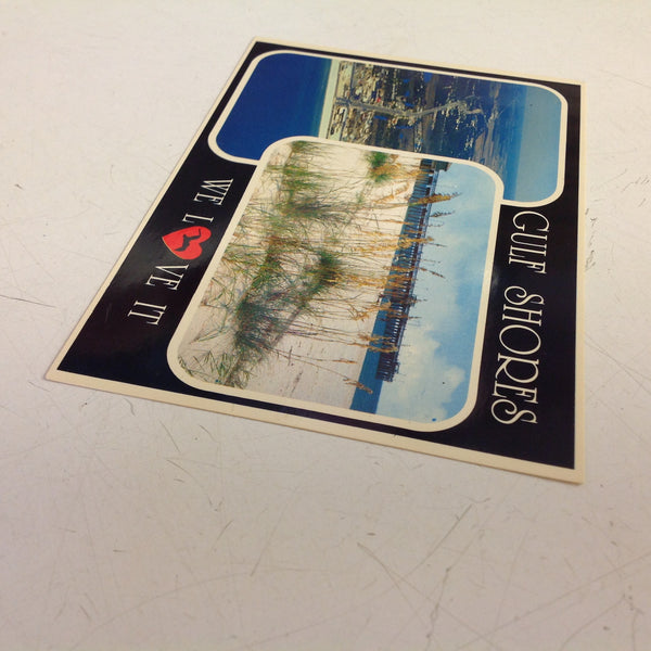 Vintage Color Postcard Gulf Shores We Love It Gulf Coast Alabama
