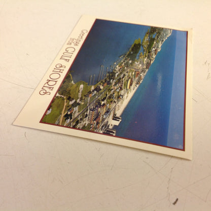 Vintage Color Postcard Aerial Panoramic Condos Inlet Gulf of Mexico Gulf Shores Alabama