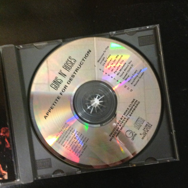 CD Guns N' Roses GNR Appetite For Destruction 924148-2 Geffen