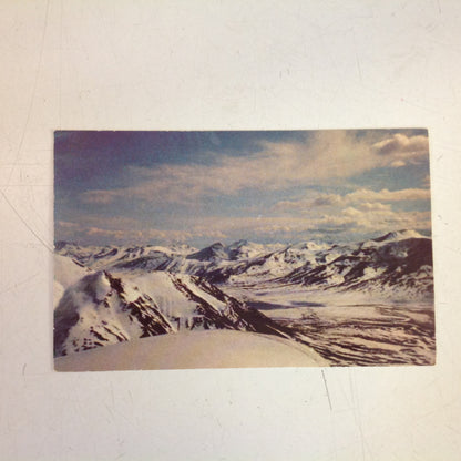 Vintage Color Postcard The Top of North America Brooks Range Rocky Mountains Alaska