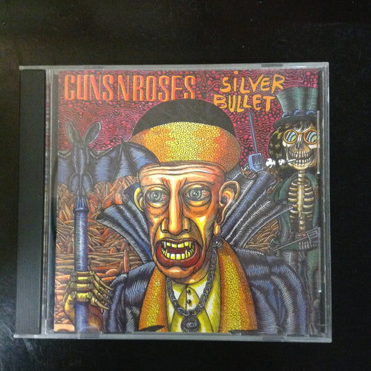 CD Guns N' Roses Silver Bullet Unofficial Release RARE Papillon CD 004 Italy Live in Los Angeles 1988