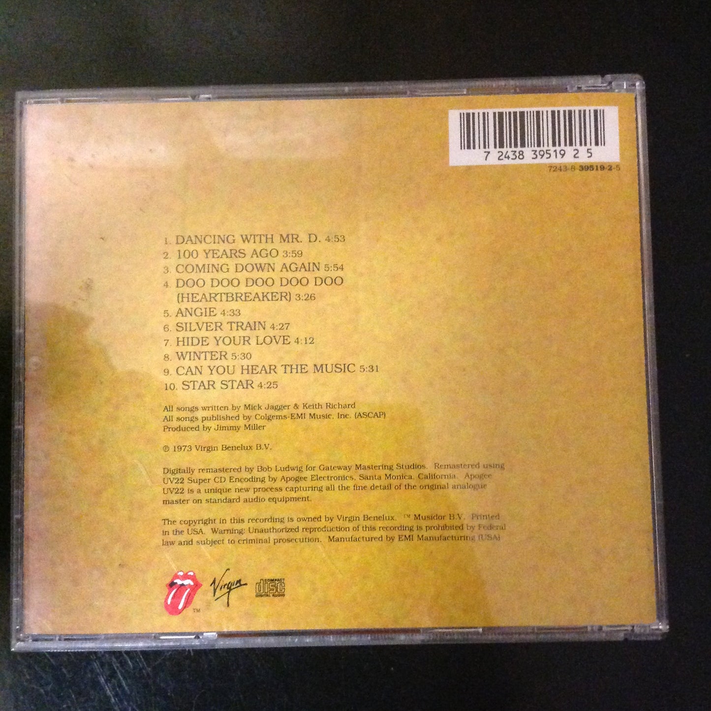 CD The Rolling Stones Goats Head Soup 7243-839519-2-5 Virgin