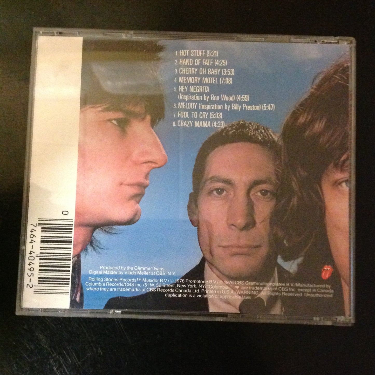 CD The Rolling Stones Black and Blue CK 40495 Rolling Stones Records
