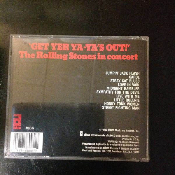 CD The Rolling Stones Get Yer Ya-Ya's Out! 80052 Abkco