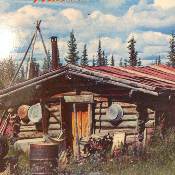 Vintage Alaska Joe Original Plastichrome Scalloped Edged Color Postcard Alaskan Retirement Home