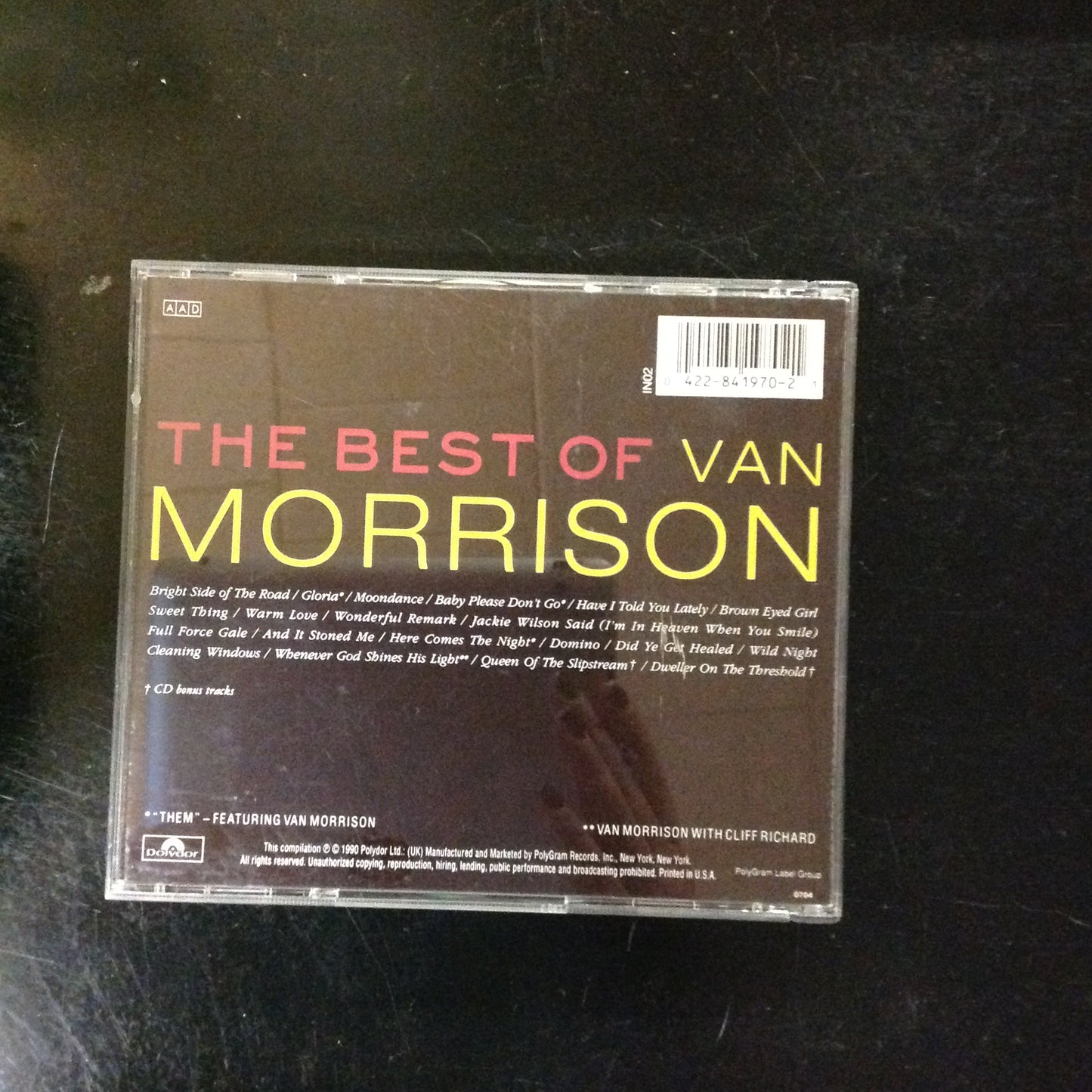 CD The Best of Van Morrison 841 970-2 Rock Blues Folk Acoustic