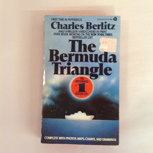 Vintage 1975 Mass Market Paperback The Bermuda Triangle Charles Berlitz First Printing