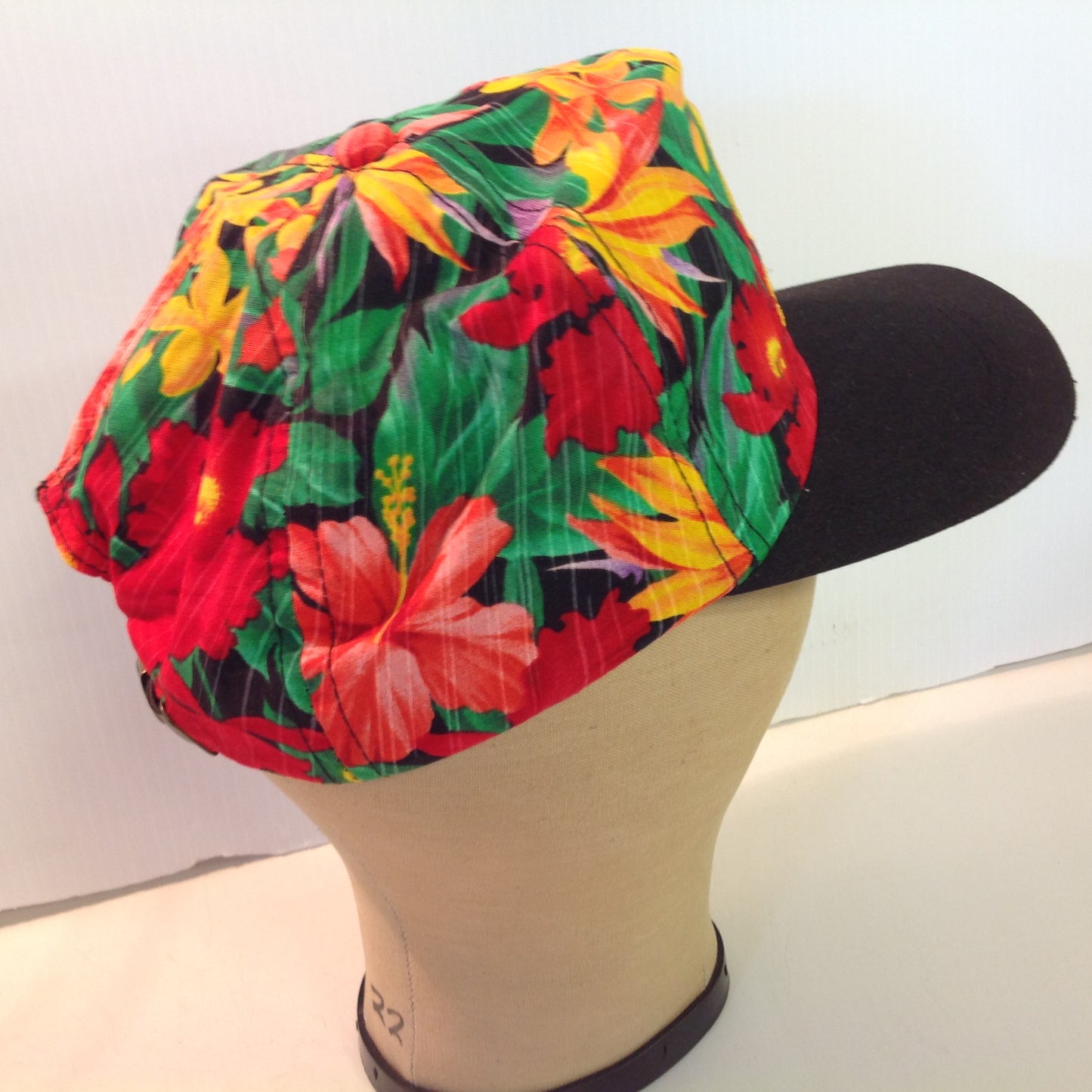 Vintage Imperial Headwear Hawailkai Golf Course Tournament Souvenir Floral Baseball Cap