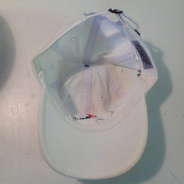 Vintage Imperial Headwear Waikoloa Village Big Island Hawaii Golf Souvenir White Baseball Cap