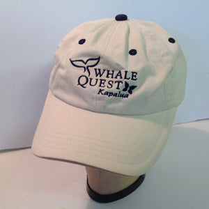 Vintage Imperial Headwear Kapalua Whale Quest Hawaii Golf Souvenir Beige Baseball Cap