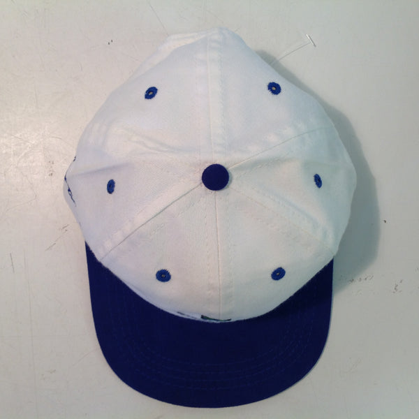 Vintage Cali Fame Robert Trent Jones Design Waterway Hills Myrtle Beach Golf Souvenir White Baseball Cap
