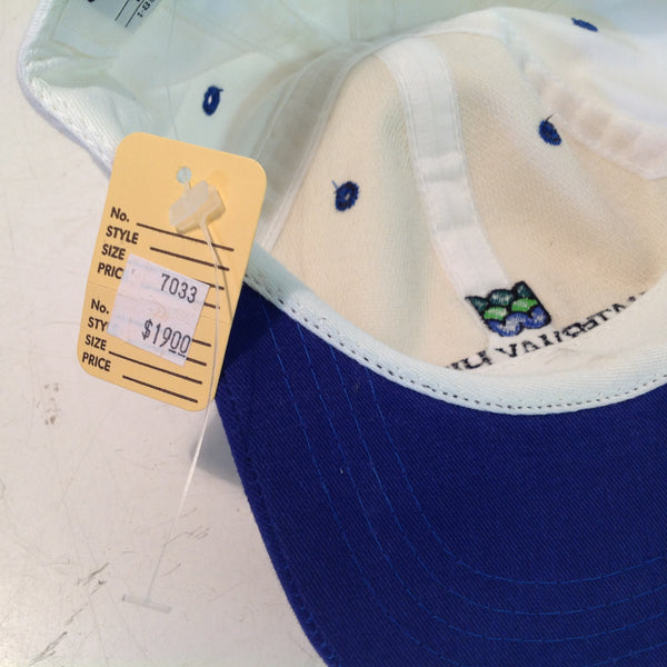 Vintage Cali Fame Robert Trent Jones Design Waterway Hills Myrtle Beach Golf Souvenir White Baseball Cap