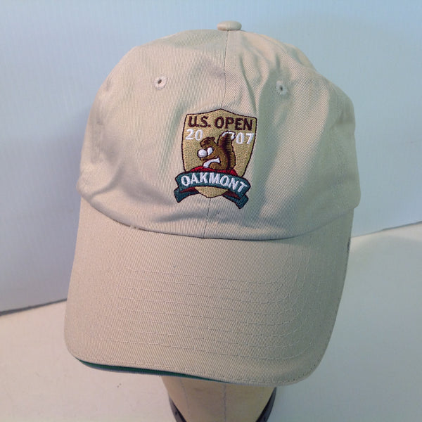 Vintage USGA 2007 US Open Oakmont Souvenir Beige Baseball Cap