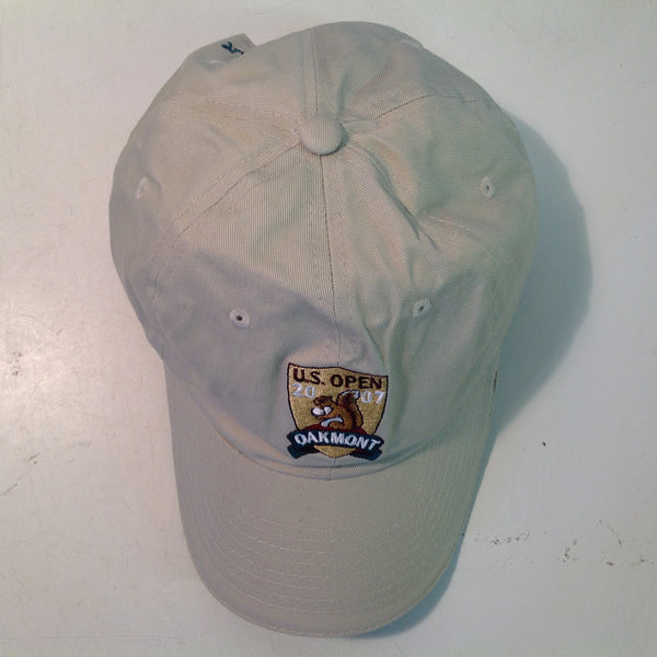 Vintage USGA 2007 US Open Oakmont Souvenir Beige Baseball Cap