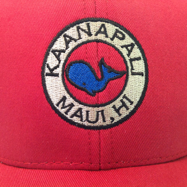 Vintage Texace Professional 98 Kaanapali Golf Course Maui Hawaii Souvenir Red Baseball Cap