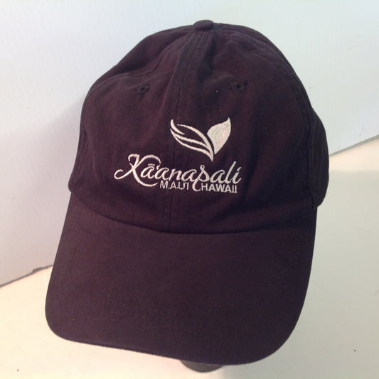 Vintage Ahead Casuals Classic Cut Kaanapali Golf Course Maui Hawaii Tournament Souvenir Black Baseball Cap