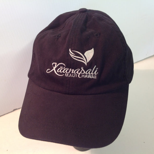 Vintage Ahead Casuals Classic Cut Kaanapali Golf Course Maui Hawaii Tournament Souvenir Black Baseball Cap
