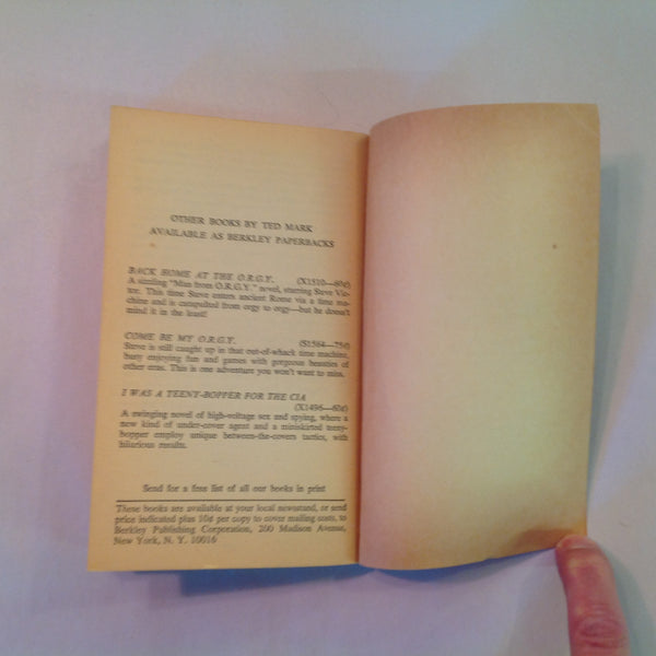 Vintage 19668 Mass Market Paperback The Pussycat Transplant Ted Mark